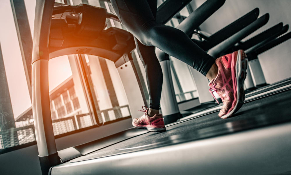 Corrida em esteira