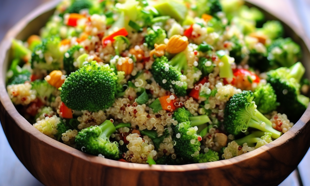 Salada de Quinoa e Legumes