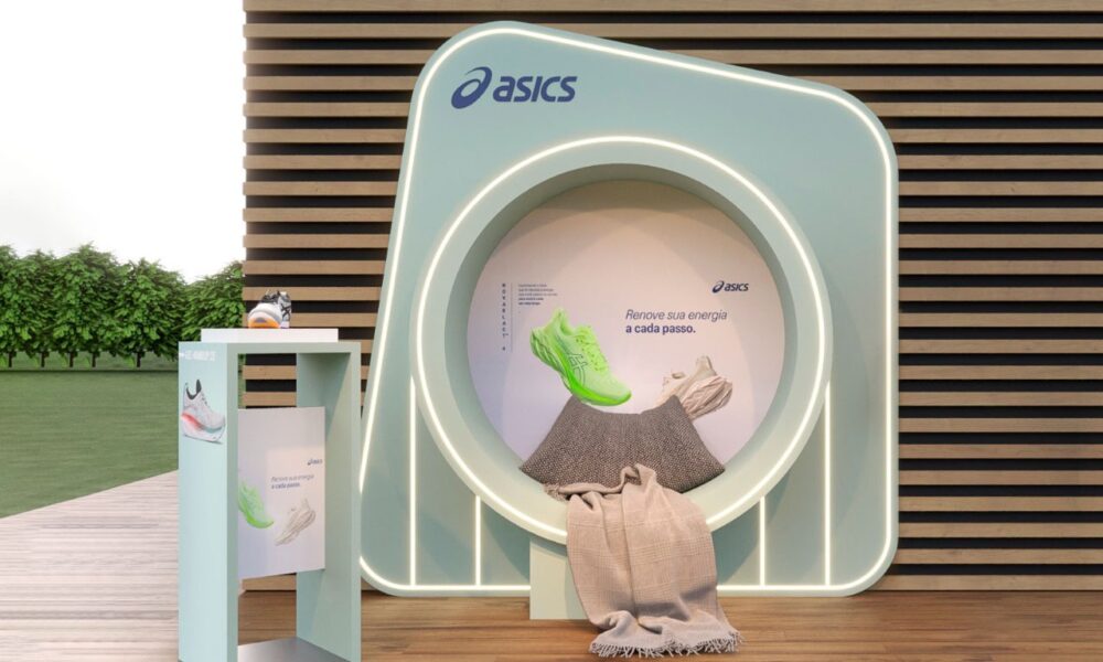ASICS inaugura pop-up Novablast™ 4 Energy Store no Parque Bruno Covas 