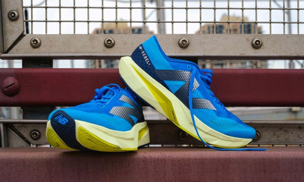 Com velocidade e leveza como diferenciais, modelo deperformance FuelCell Rebel v4 é lançado pela New Balance