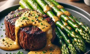 Receita Fit: Filé Mignon ao Molho de Mostarda com Aspargos