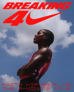 NIKE anuncia o Projeto Breaking4: Faith Kipyegon rumo à marca histórica dos 1.500 metros em menos de 4 minutos