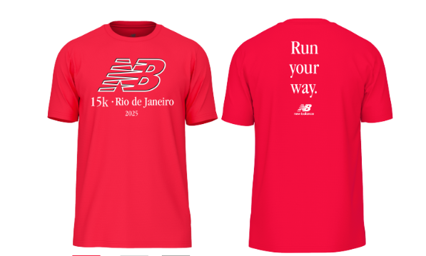 Kits da New Balance 15K Rio de Janeiro podem ser retirados a partir desta quinta-feira (23)