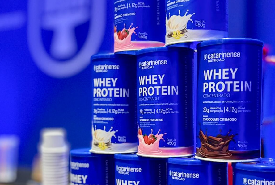 Catarinense entra no mercado de Whey Protein 
