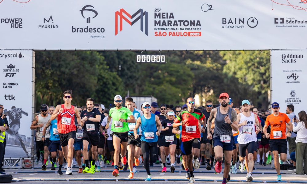 Milhares de corredores vão invadir as ruas paulistanas para a Meia Maratona Internacional da cidade de São Paulo Parmalat Fit