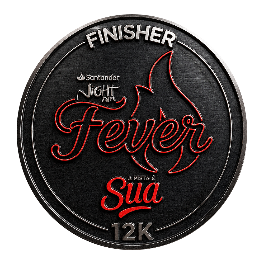 Santander Night Run São Paulo será a primeira corrida do Brasil a oferecer medalha digital oficial e compartilhável