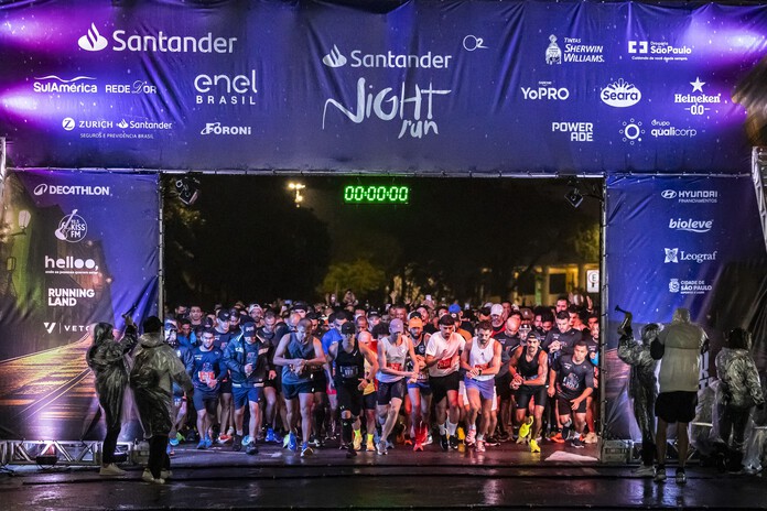 Santander Night Run ilumina as ruas de Natal com esporte e entretenimento