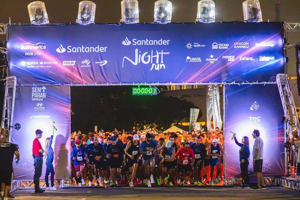 Santander Night Run leva corrida noturna a Porto Velho em 11 de julho, no Parque dos Tanques