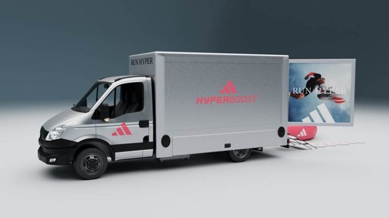 adidas leva a franquia Hyperboost às ruas com o Hyper Truck em seis cidades brasileiras