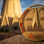 Medalhas da Maratona de Maringá reproduzem a geometria da Catedral em cada distância